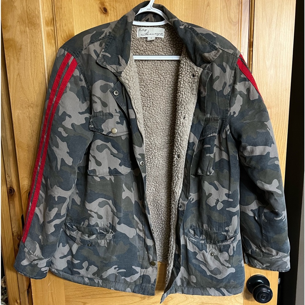 Vintage Savannah fleece lined coat Size S